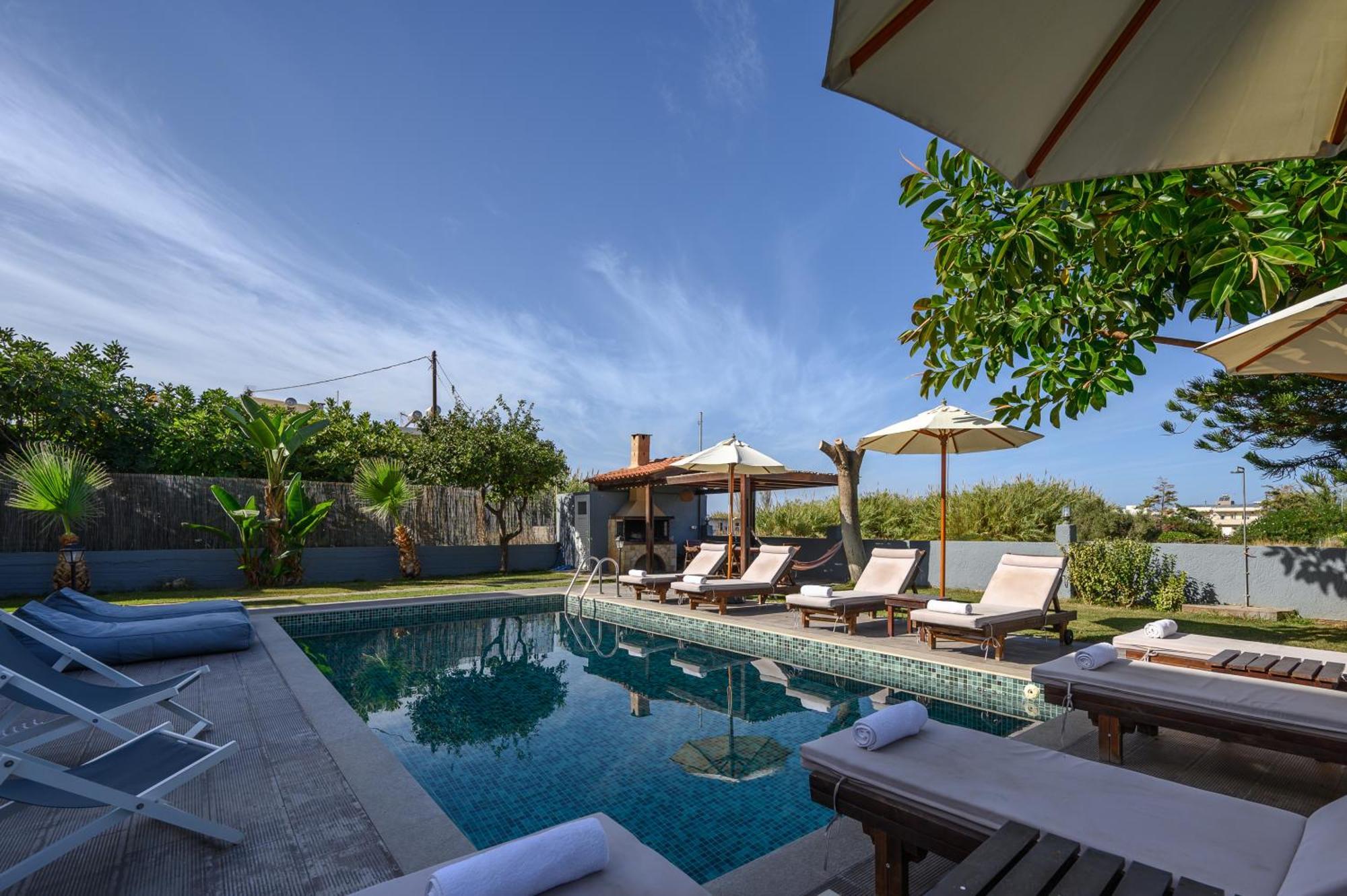 Platanias Villa Spyros מראה חיצוני תמונה