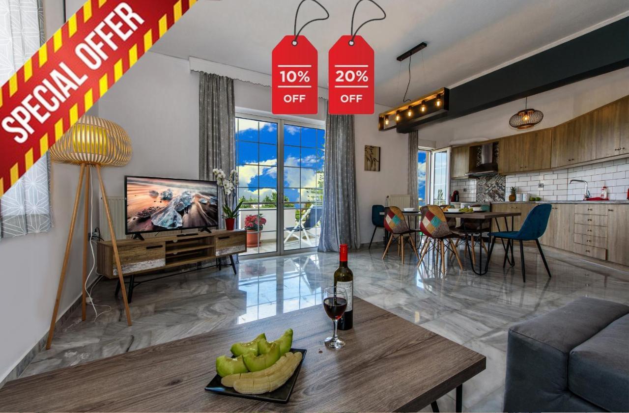 Platanias Villa Spyros מראה חיצוני תמונה